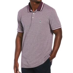 Penguin Short Sleeve Birdseye Knit Polo Italian Plum XXL NWT IN PACKAGING